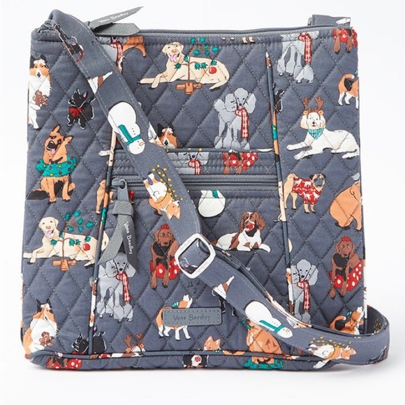 Vera Bradley Bags Vera Bradley Holiday Dogs Hipster Crossbody